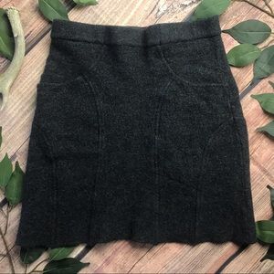 Sparrow Anthropologie Size Small Merino Wool Pockets Mini Skirt